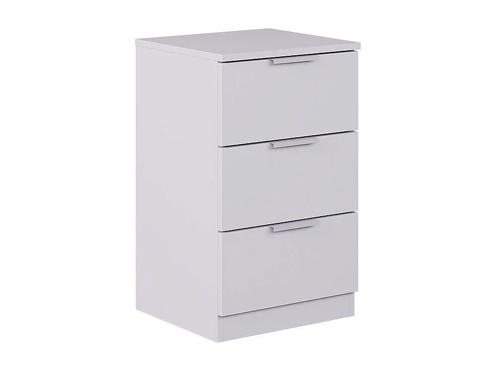 Sengebord hvid 37.6x35x61.8 fino