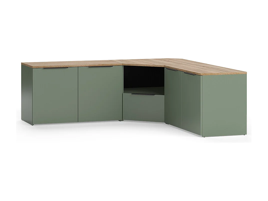 Wohnwand grün 68x68x50 wido