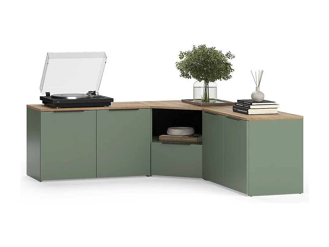 Wohnwand grün 68x68x50 wido