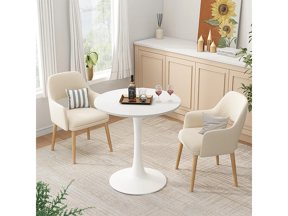 Eettafel wit 70x70x73 carl