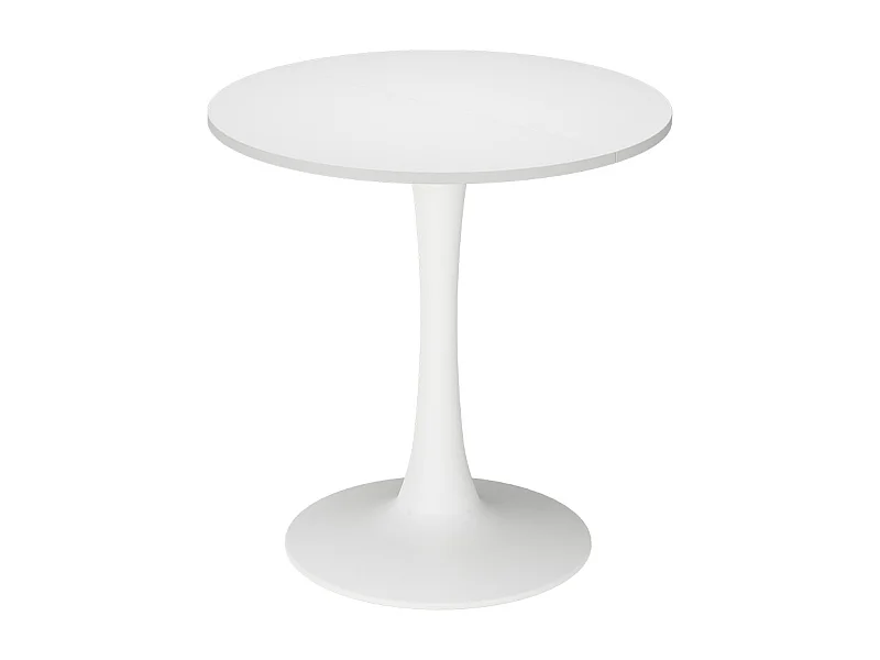 Table à manger blanc 70x70x73 carl