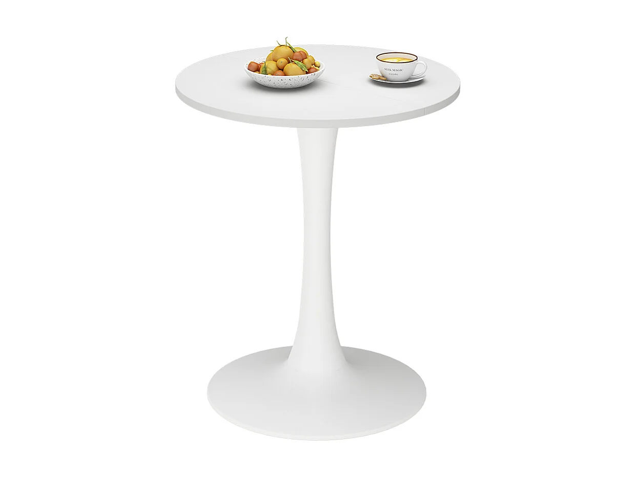 Table à manger blanc 60x60x73 carl