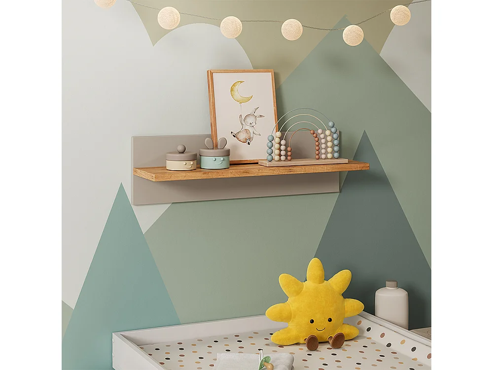 Wandregal Kinderzimmer cashmere/artisan 70x20x20 malia