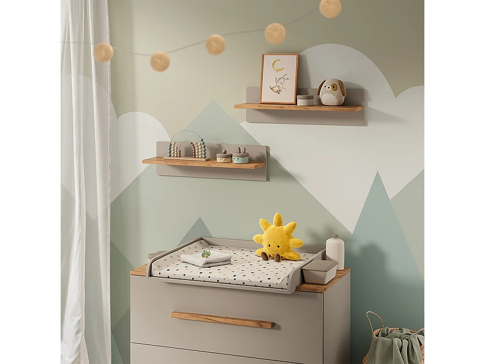Wandregal Kinderzimmer cashmere/artisan 70x20x20 malia