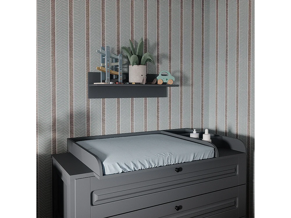 Wandregal grau 70x20x20 ajaton