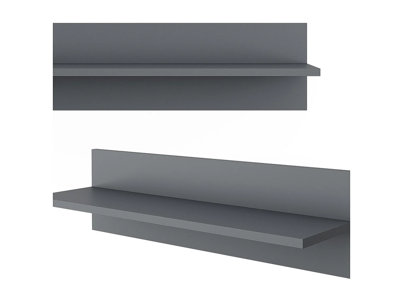 Wandregal grau 70x20x20 ajaton