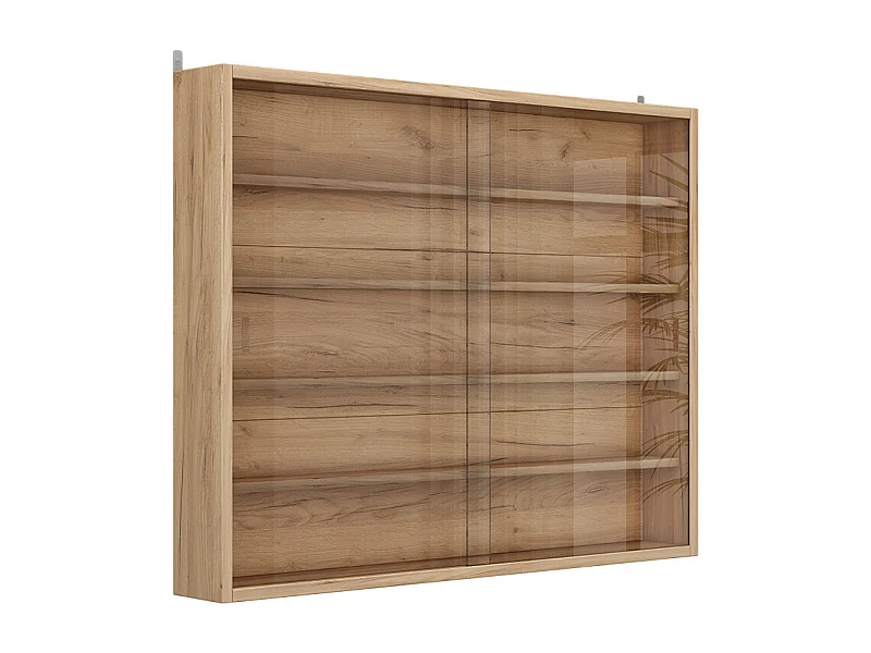 Wandvitrine sonoma 80x10x60 clario