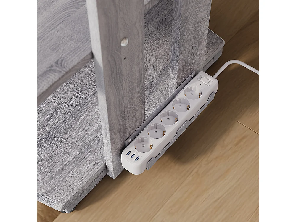 Aufbewahrungsregal grau 61x53x78 tonar