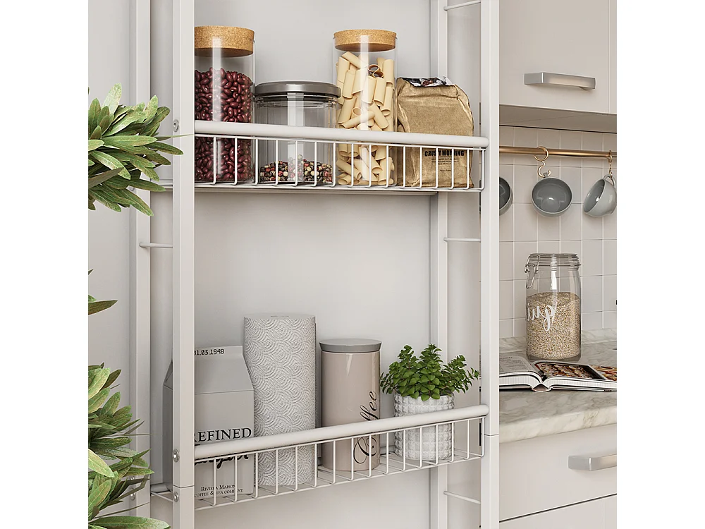 Leiterregal weiß 44.5x11x160 klivo