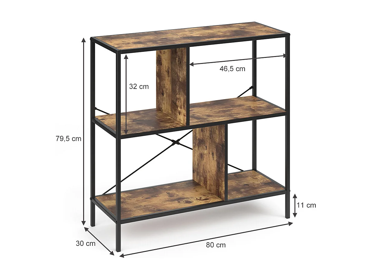 Raumteiler antikholz 80x30x79 fyrk