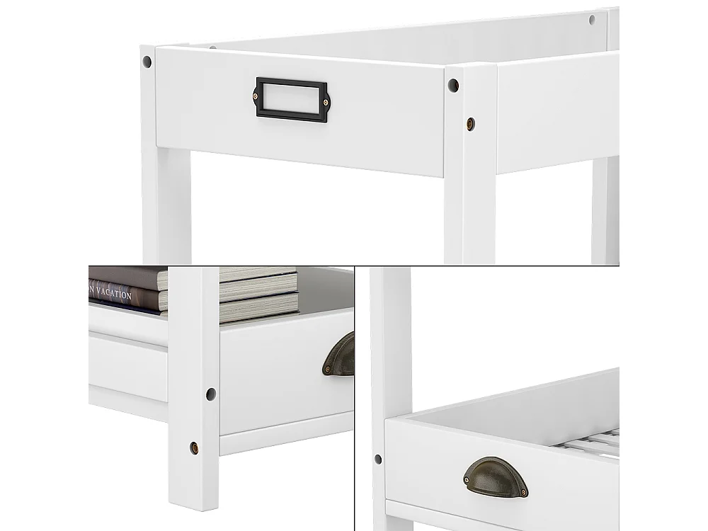 Aufbewahrungsregal weiß 33x66x66 legum