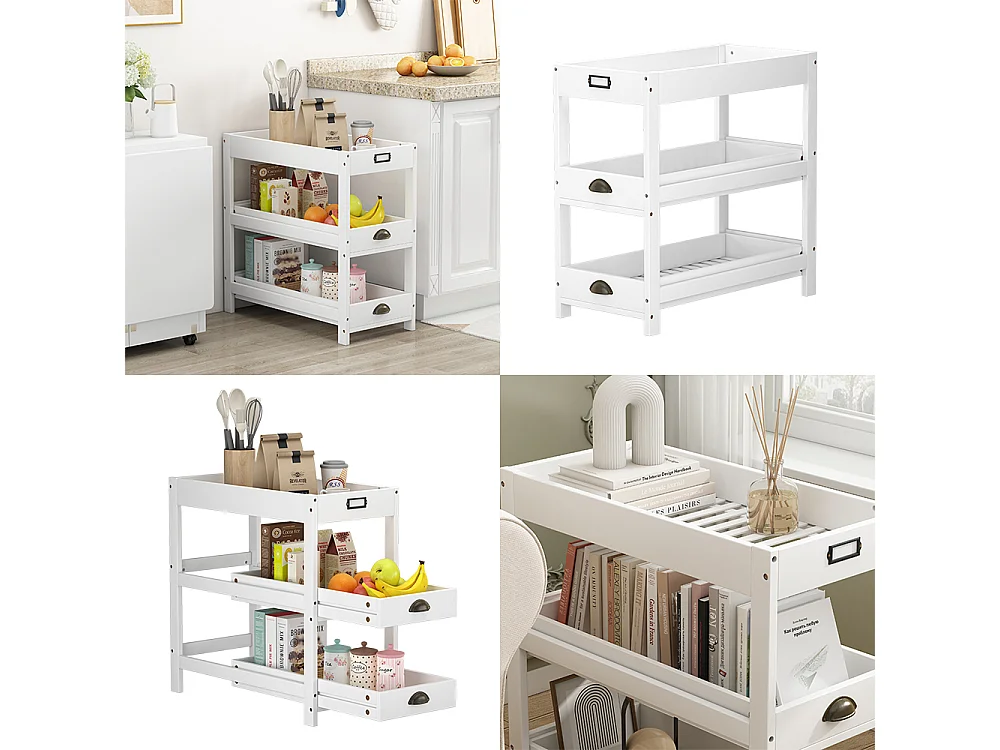 Aufbewahrungsregal weiß 33x66x66 legum