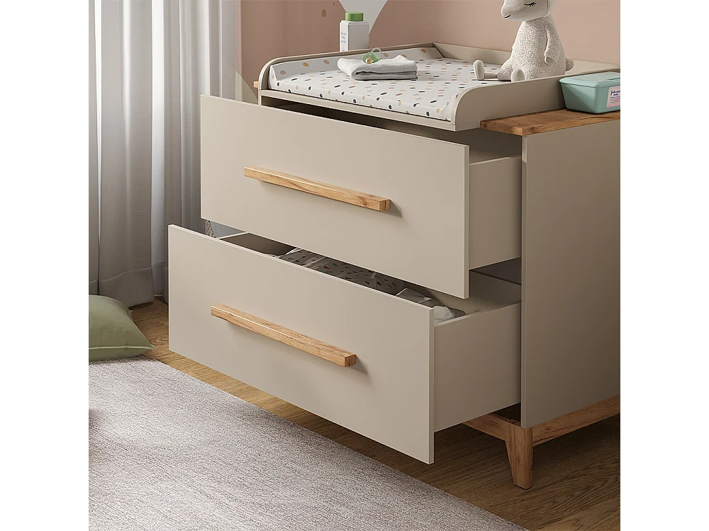 Changing table cashmere/artisan 108x70x98 malia
