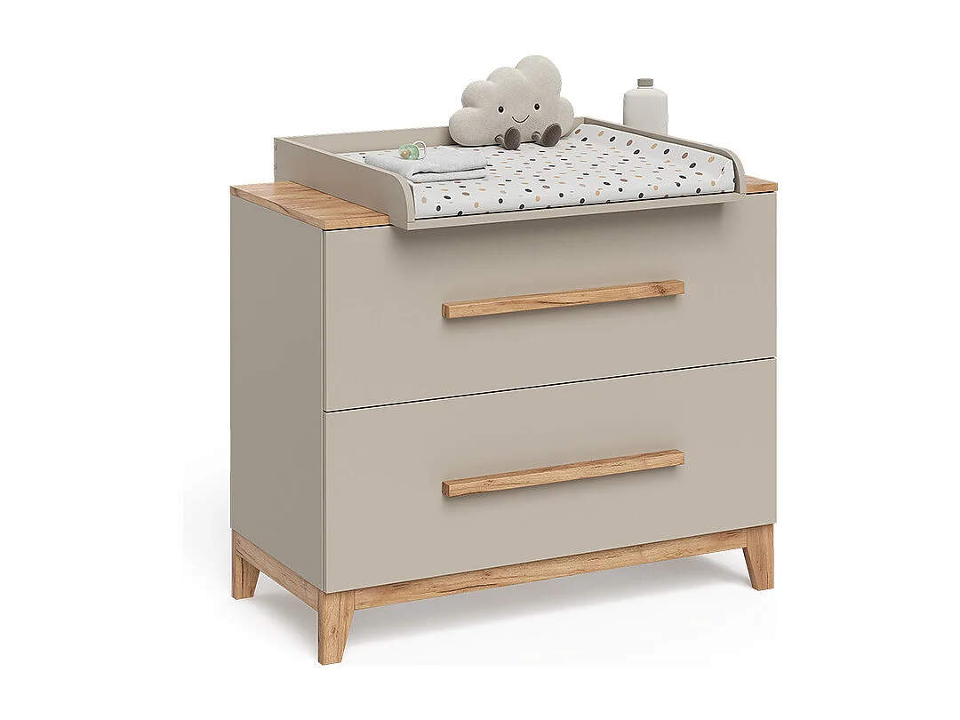 Changing table cashmere/artisan 108x70x98 malia