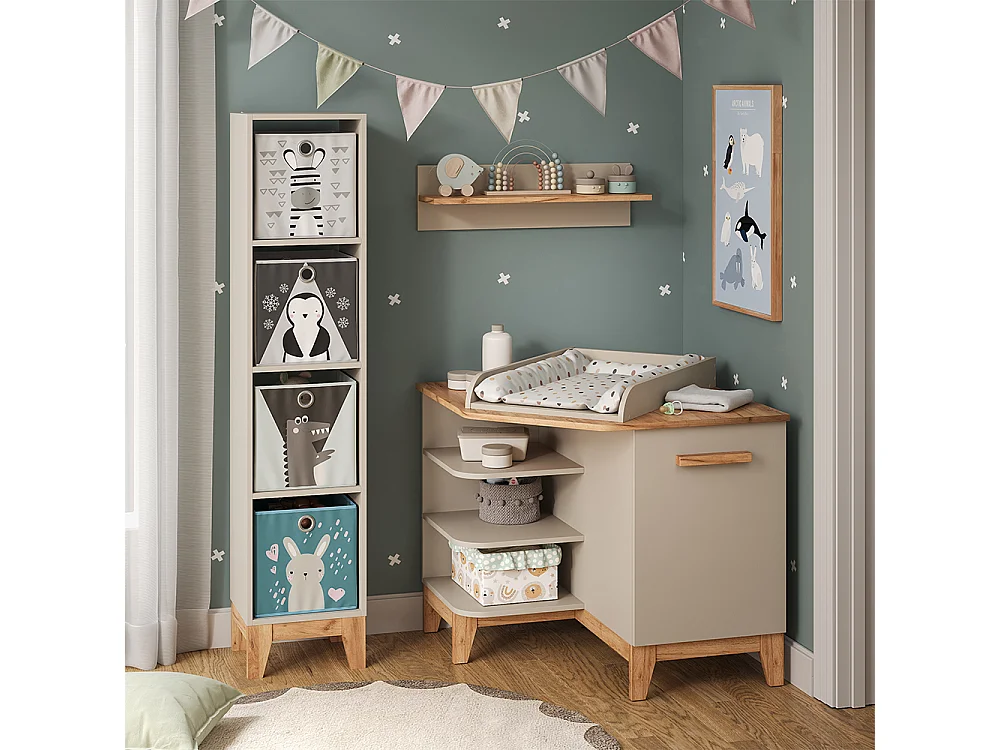 Changing table cashmere/artisan 85x85x85.2 malia