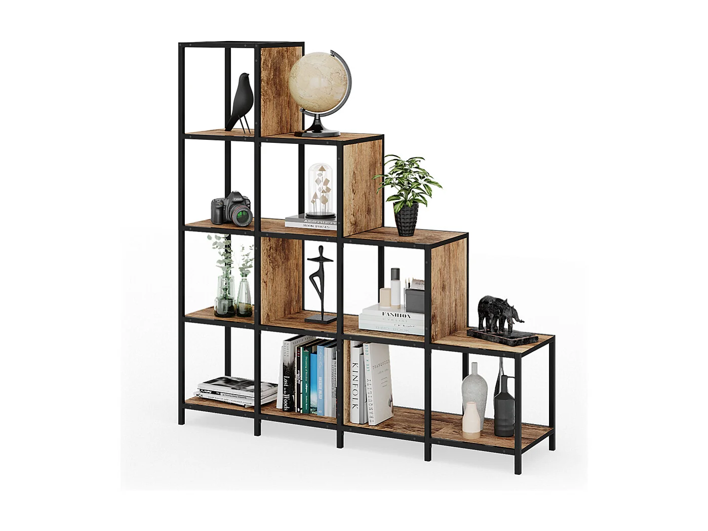 Raumteiler antikholz 120x30x120 fyrk