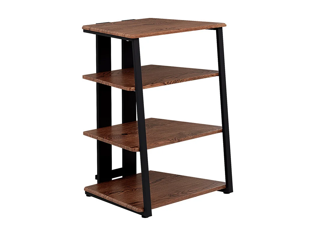 Aufbewahrungsregal eiche rustikal/schwarz 61x53x78 tonar