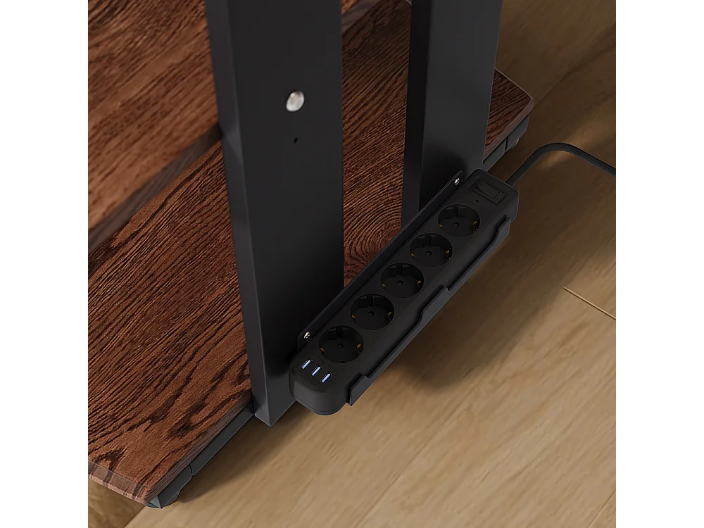 Aufbewahrungsregal eiche rustikal/schwarz 61x53x78 tonar