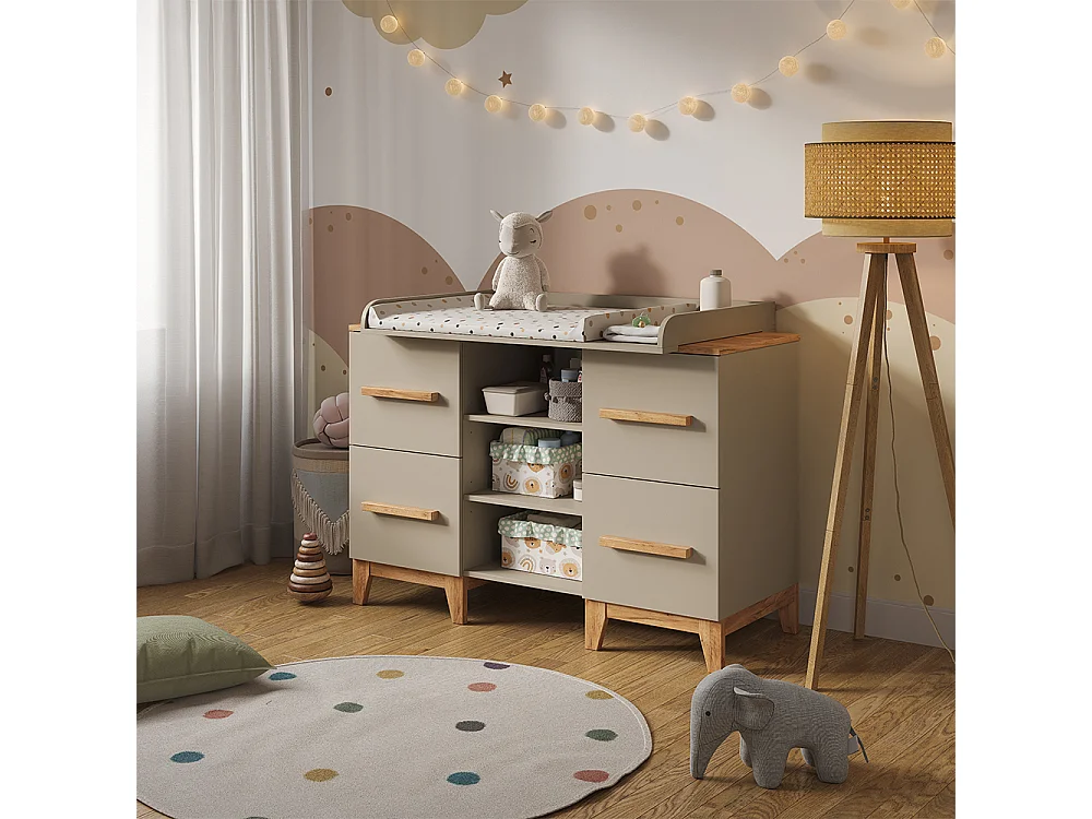 Changing table cashmere/artisan 133x70x98 malia