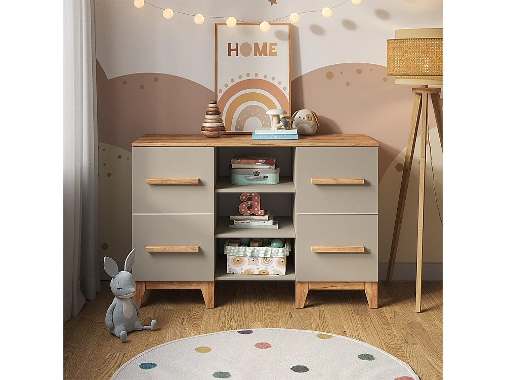 Changing table cashmere/artisan 133x70x98 malia