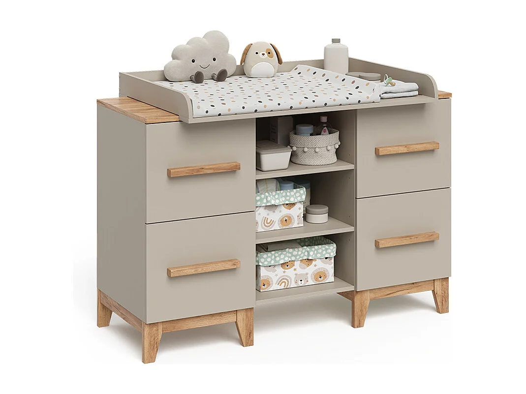 Changing table cashmere/artisan 133x70x98 malia