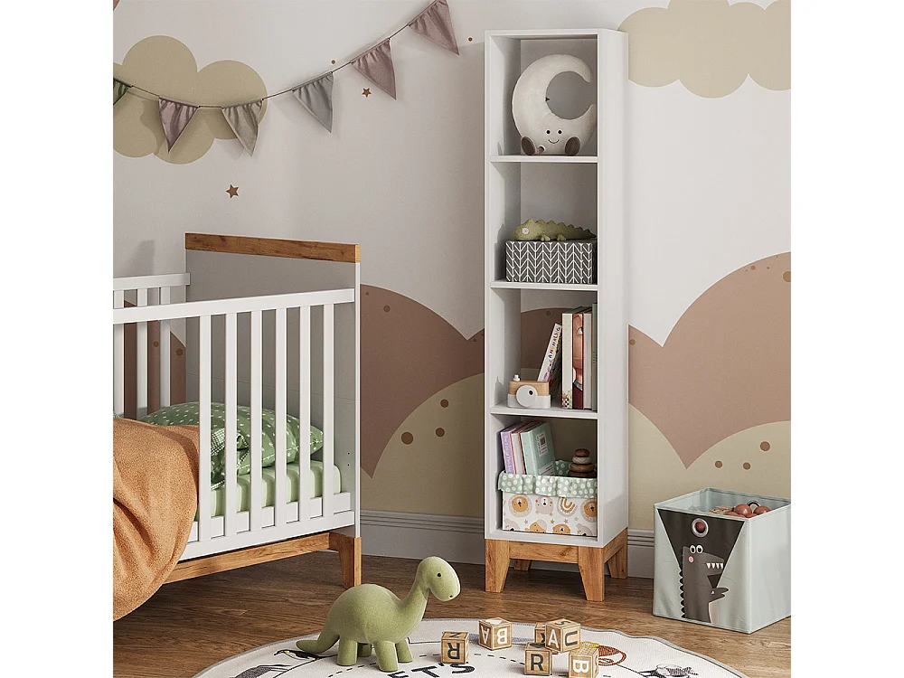 Étagère pour enfants blanc/artisan 35.2x30x159.5 malia