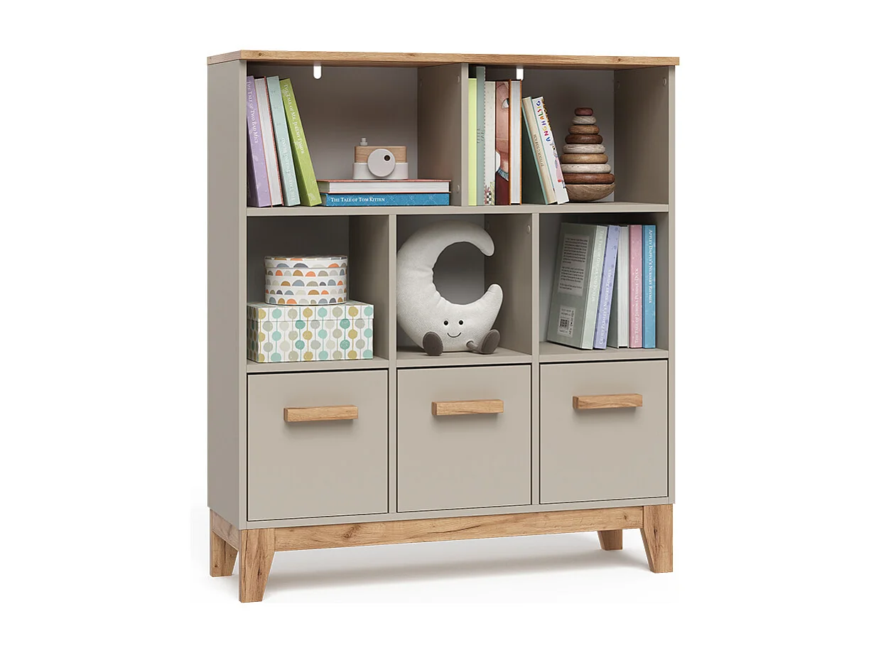 Kinderregal cashmere/artisan 98.4x32.6x113.4 malia