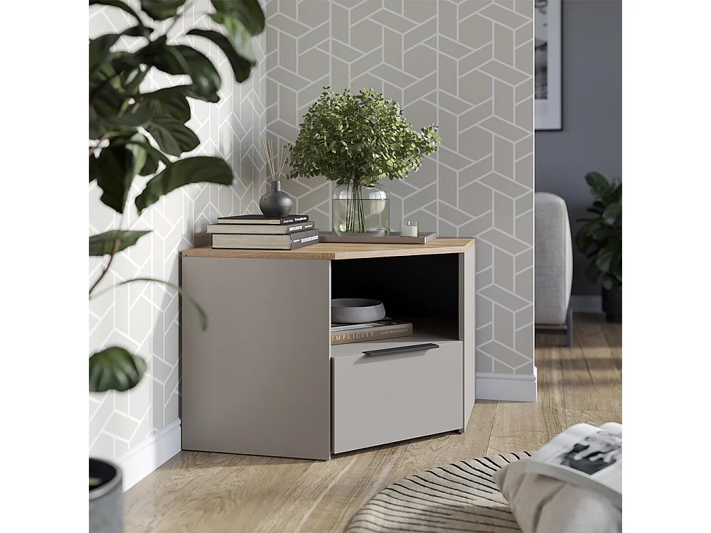 Meuble TV grège 68x68x50 wido