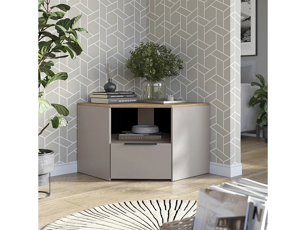 Meuble TV grège 68x68x50 wido