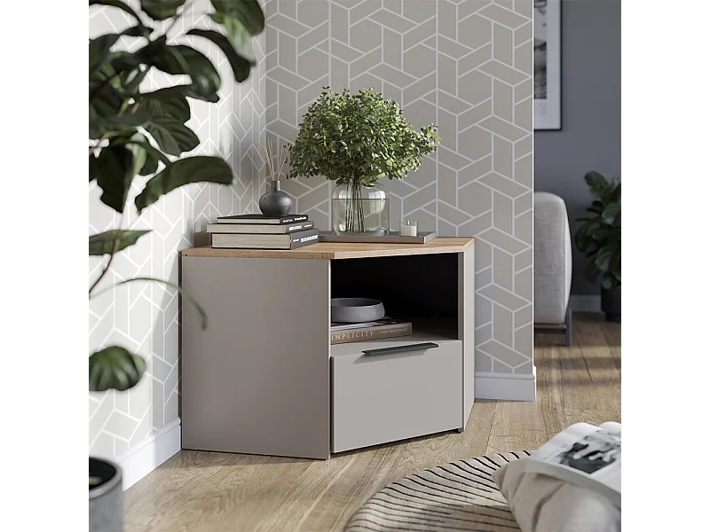 Lowboard greige 68x68x50 wido