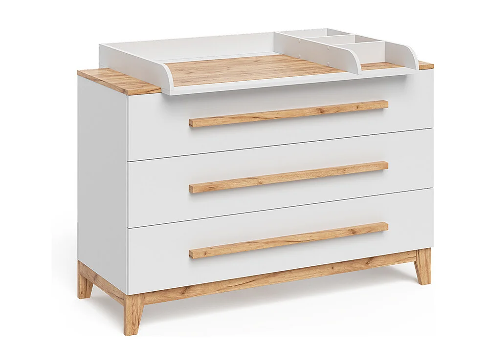 Changing table white/artisan 133.2x70x98 malia