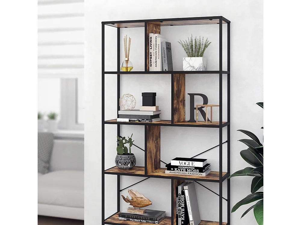 Ruimteverdeler antiek hout 80x30x180 fyrk