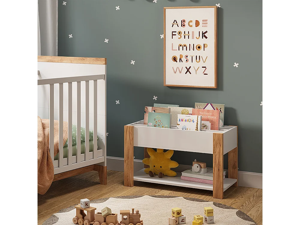 Kinderregal weiß/artisan 80x37x46 malia