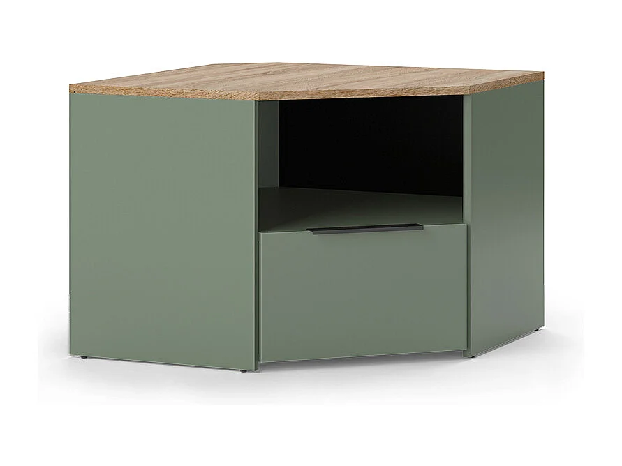 Lavt skab grøn 68x68x50 wido