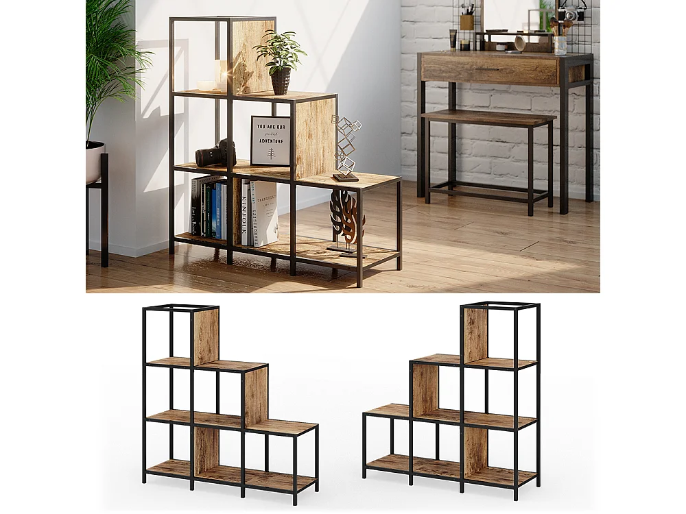 Raumteiler antikholz 90x30x92 fyrk