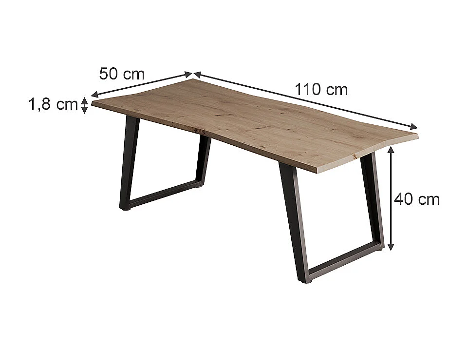 Couchtisch artisan 110x50x40 yan