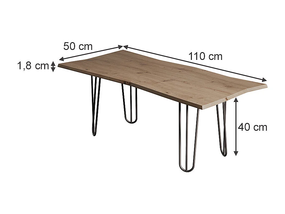 Couchtisch artisan 110x50x40 yan