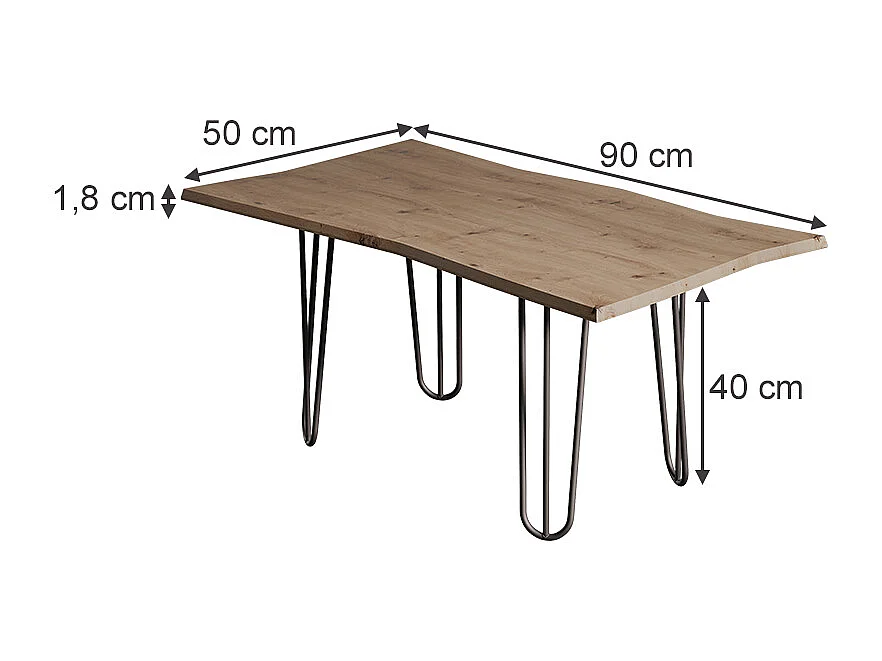 Couchtisch artisan 90x50x40 yan