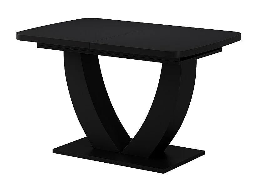 Table de salle à manger noir 120x80x77.4 fenaro