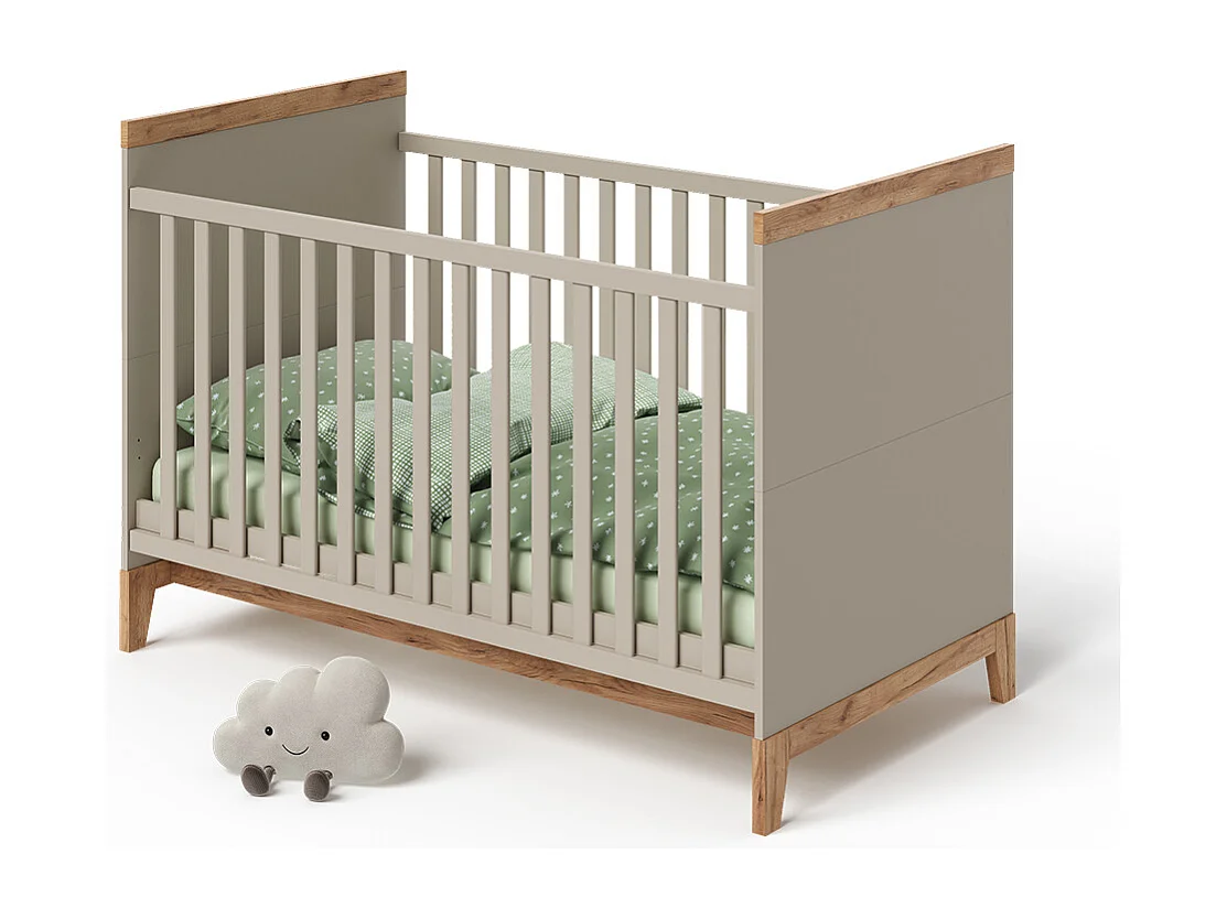 Lit bébé cashmere/artisan 144.1x79.7x98.4 malia