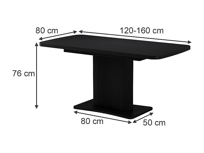 noir 120x80x77.4 fenaro
