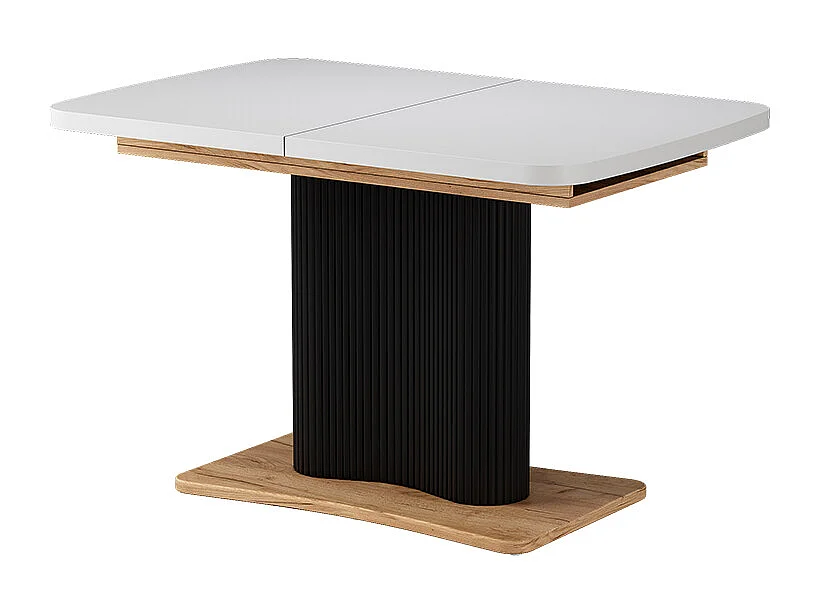 Esstisch weiß/goldkraft eiche 120x80x77.4 fenaro