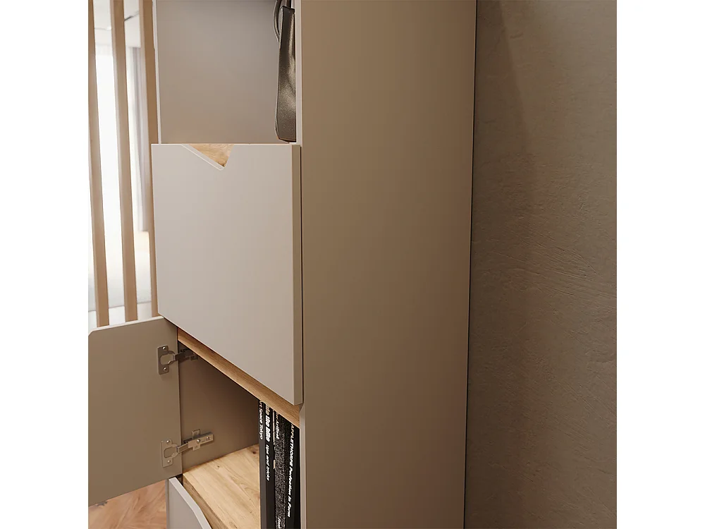 Kommode grau 60x38x169.5 marelle