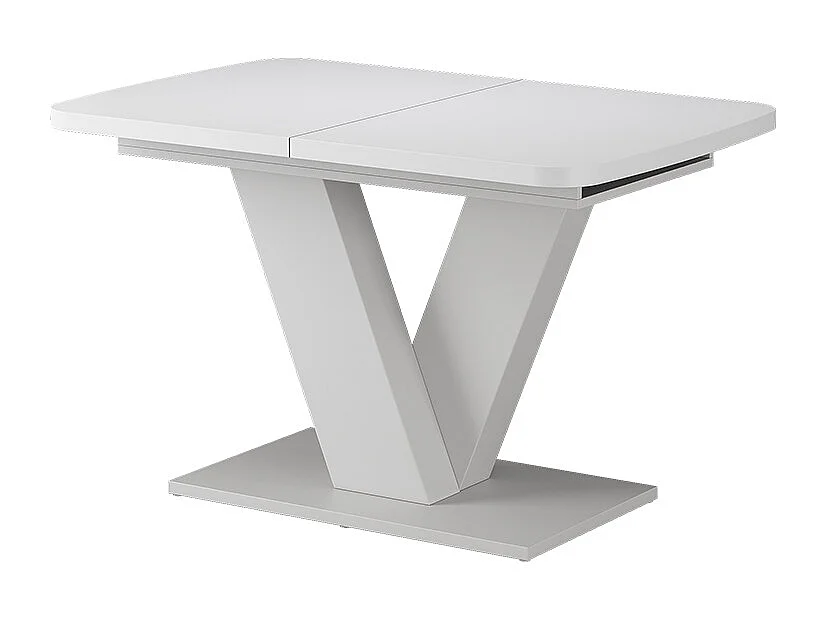 Table de salle à manger blanc/blanc 120x80x77.4 fenaro