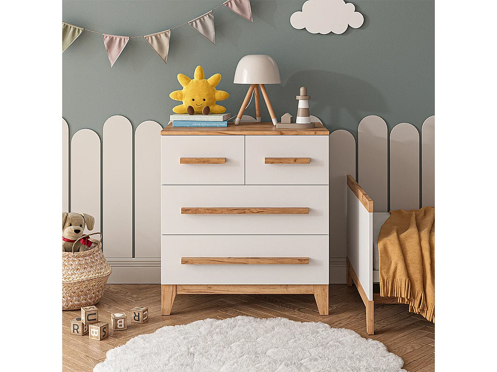 Kommode weiß/artisan 80x53.4x88 malia