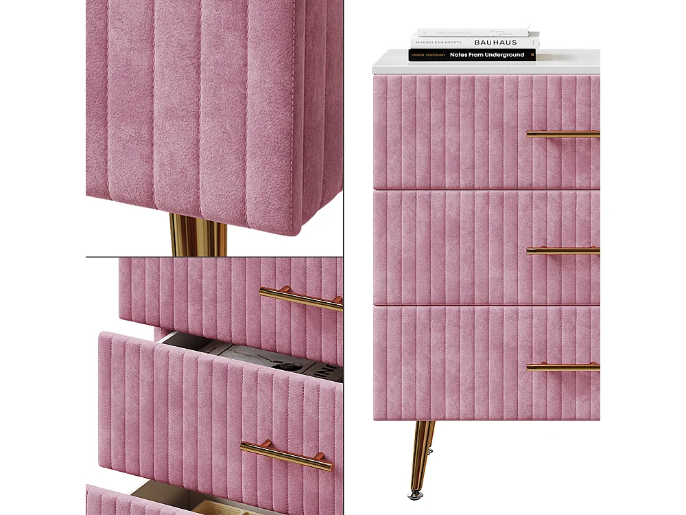 Commode rose 70x39x78.5 velia