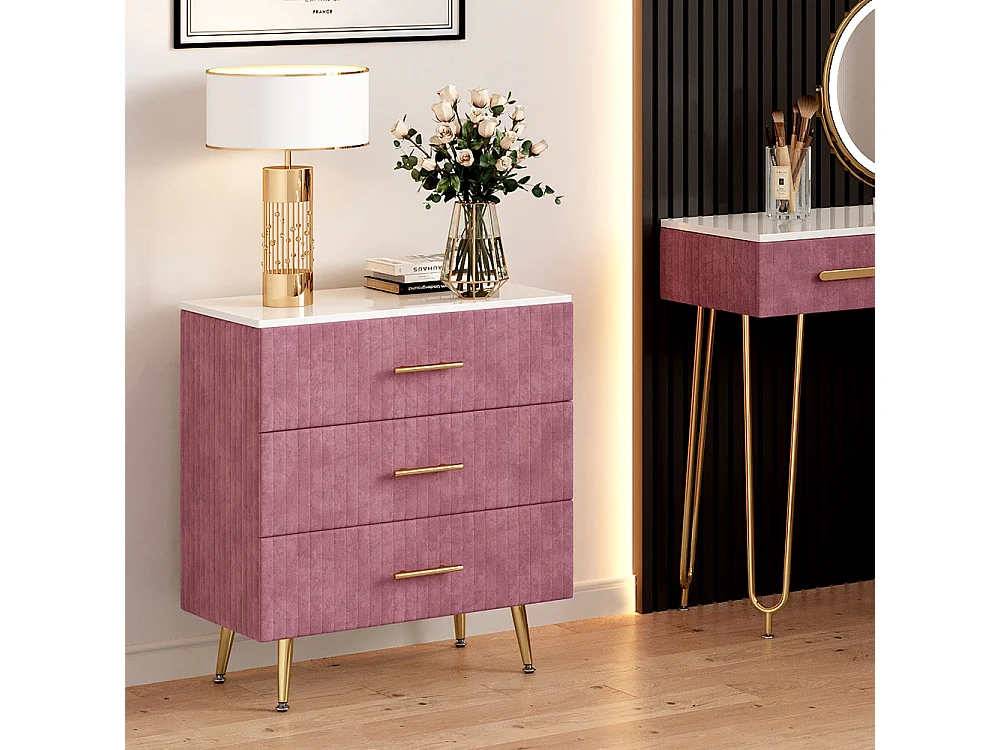 Commode rose 70x39x78.5 velia