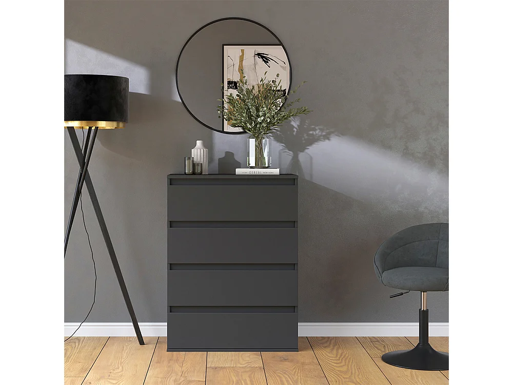 Kommode anthrazit 74x40x99.6 claus