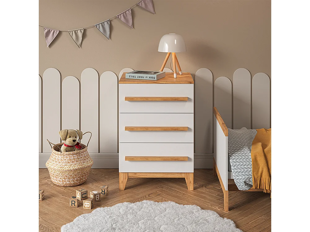 Kommode weiß/artisan 60x53.4x88 malia