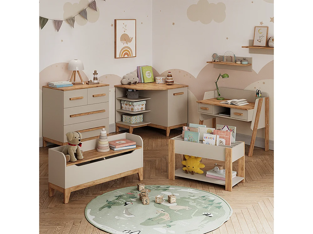 Kommode weiß/artisan 60x53.4x88 malia